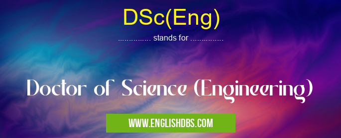 DSc(Eng)