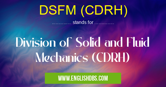 DSFM (CDRH)