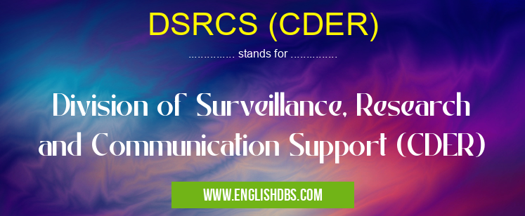 DSRCS (CDER)