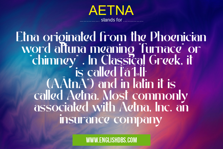 AETNA