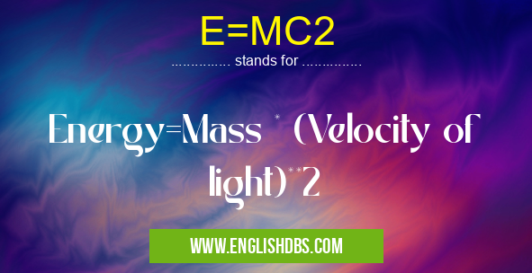 E=MC2