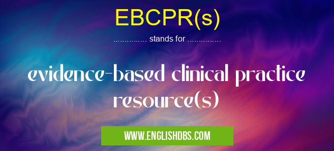 EBCPR(s)