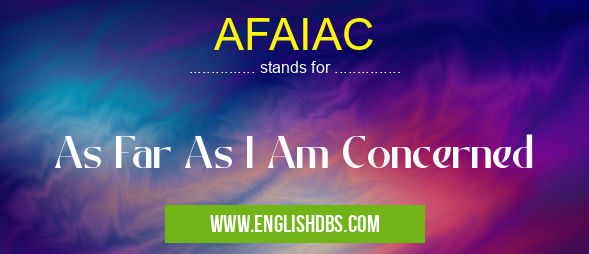 AFAIAC