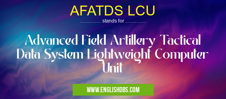 AFATDS LCU