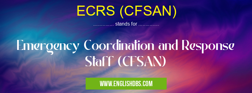 ECRS (CFSAN)