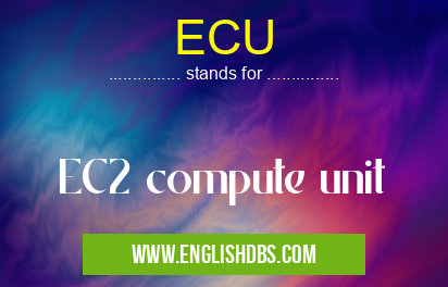 ECU