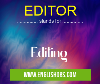 EDITOR