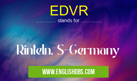 EDVR