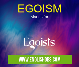 EGOISM