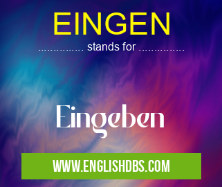 EINGEN