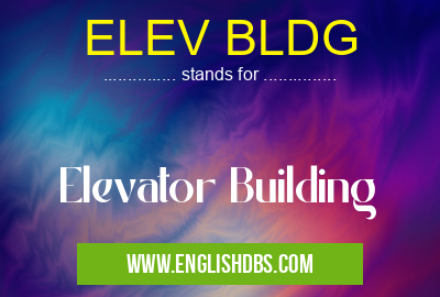 ELEV BLDG