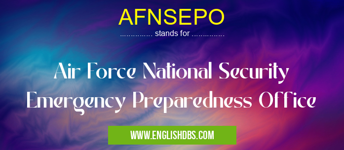 AFNSEPO