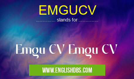 EMGUCV