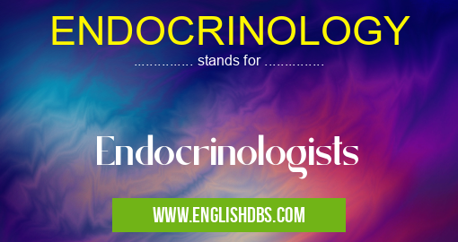 ENDOCRINOLOGY