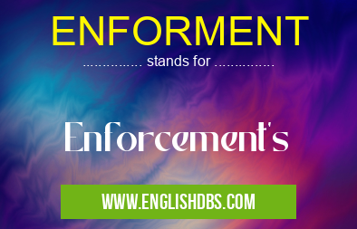 ENFORMENT