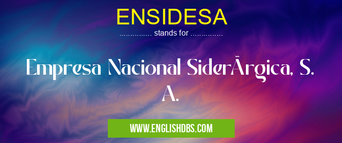 ENSIDESA