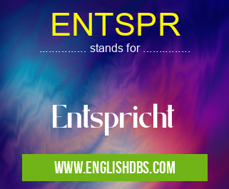 ENTSPR