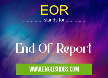 EOR