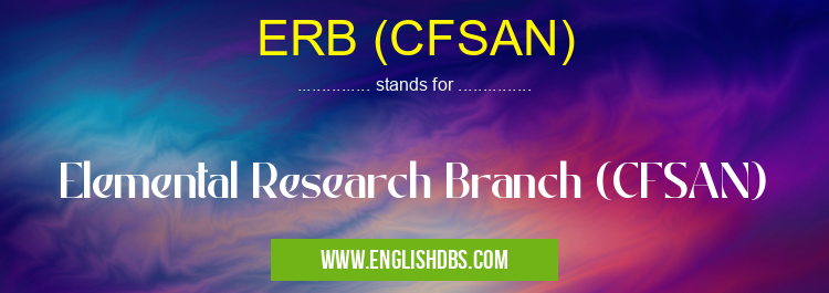 ERB (CFSAN)