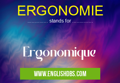 ERGONOMIE