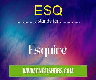 ESQ