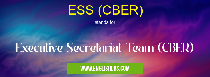 ESS (CBER)