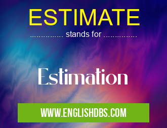 ESTIMATE