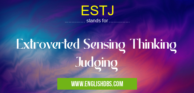 ESTJ