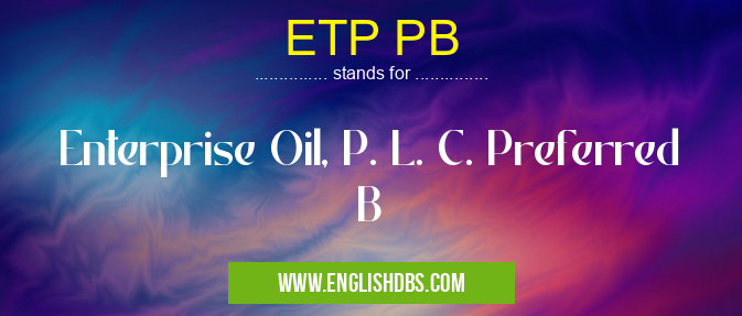 ETP PB