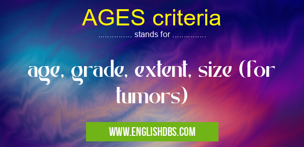 AGES criteria