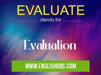 EVALUATE