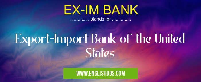 EX-IM BANK