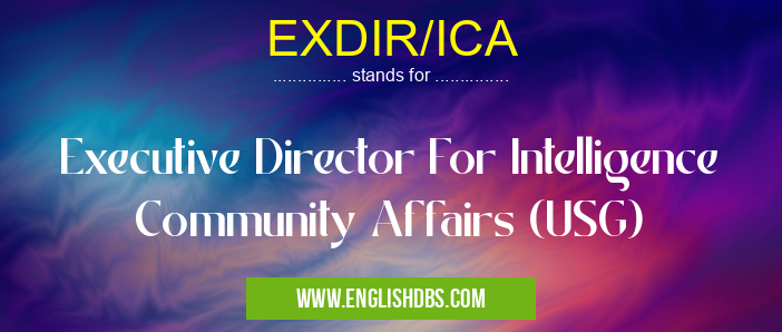 EXDIR/ICA