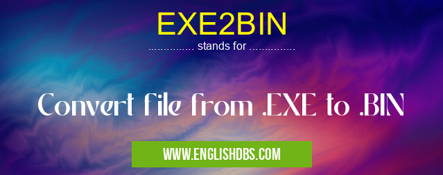 EXE2BIN