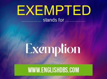 EXEMPTED