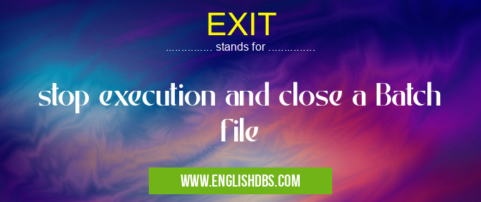 EXIT