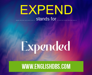 EXPEND