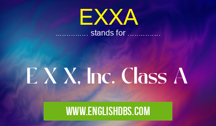 EXXA