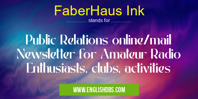 FaberHaus Ink