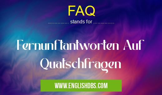 FAQ