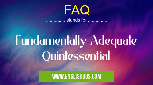 FAQ