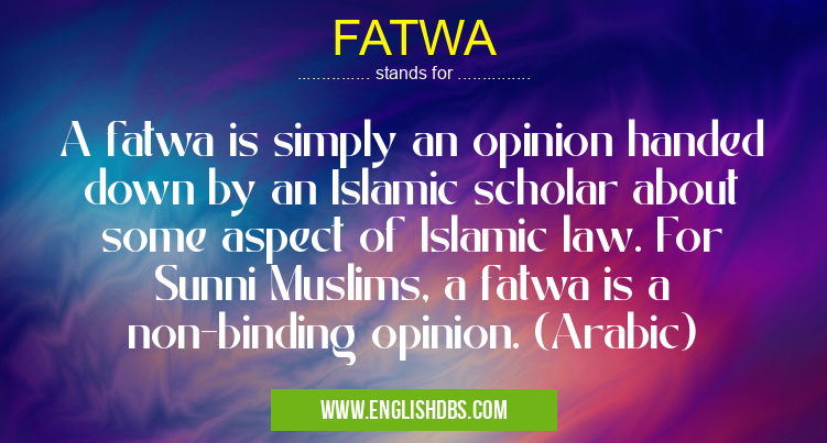 FATWA