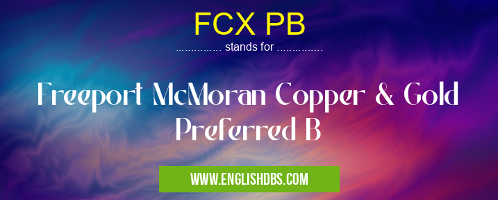 FCX PB