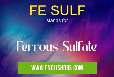 FE SULF