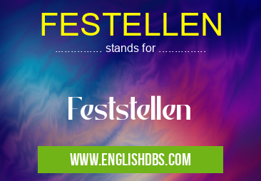 FESTELLEN