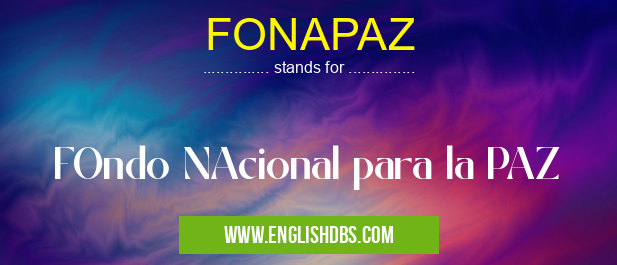 FONAPAZ