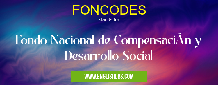 FONCODES