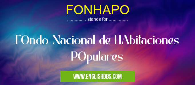 FONHAPO