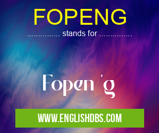 FOPENG