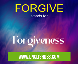 FORGIVE